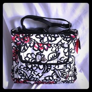 Coach Poppy Kyra Floral Graffiti